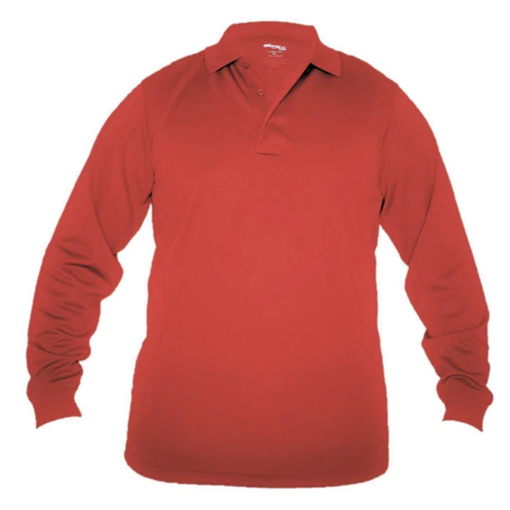 Elbeco K5185LC-3XL Ufx Tactical Long Sleeve Polo-Womens-Red