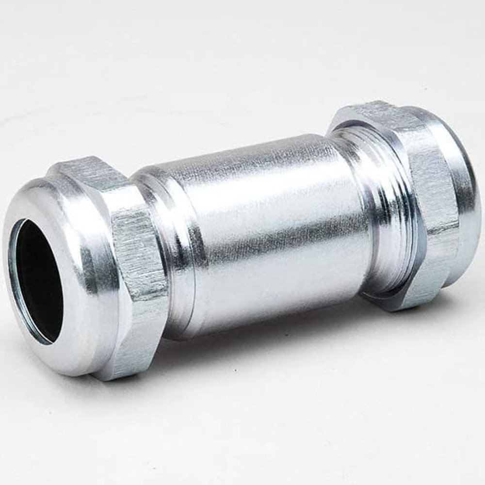 B&K Mueller 160-007 Compression Pipe Couplings; Pipe Size: 1-1/2 (Inch); Material: Galvanized Steel