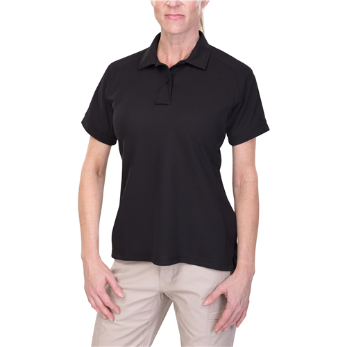 Vertx VTX4010PBKMEDIUM Vertx Coldblack Women's Short Sleeve Polo