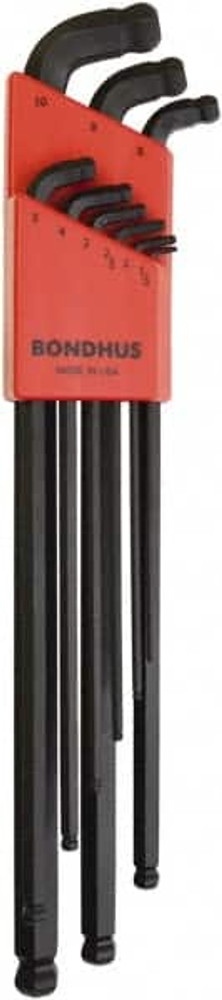 Bondhus 67099 9 Piece L-Key Ball End Hex Key Set