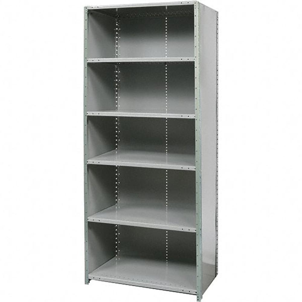 Hallowell F5721-18HG 6 Shelf, 450 Lb. Capacity, Free Standing Closed Shelving