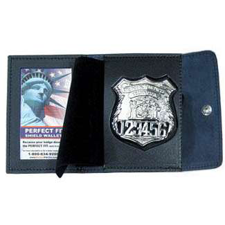 Perfect Fit 4001 Duty Leather Badge & ID Case - 3.25''x4.25''