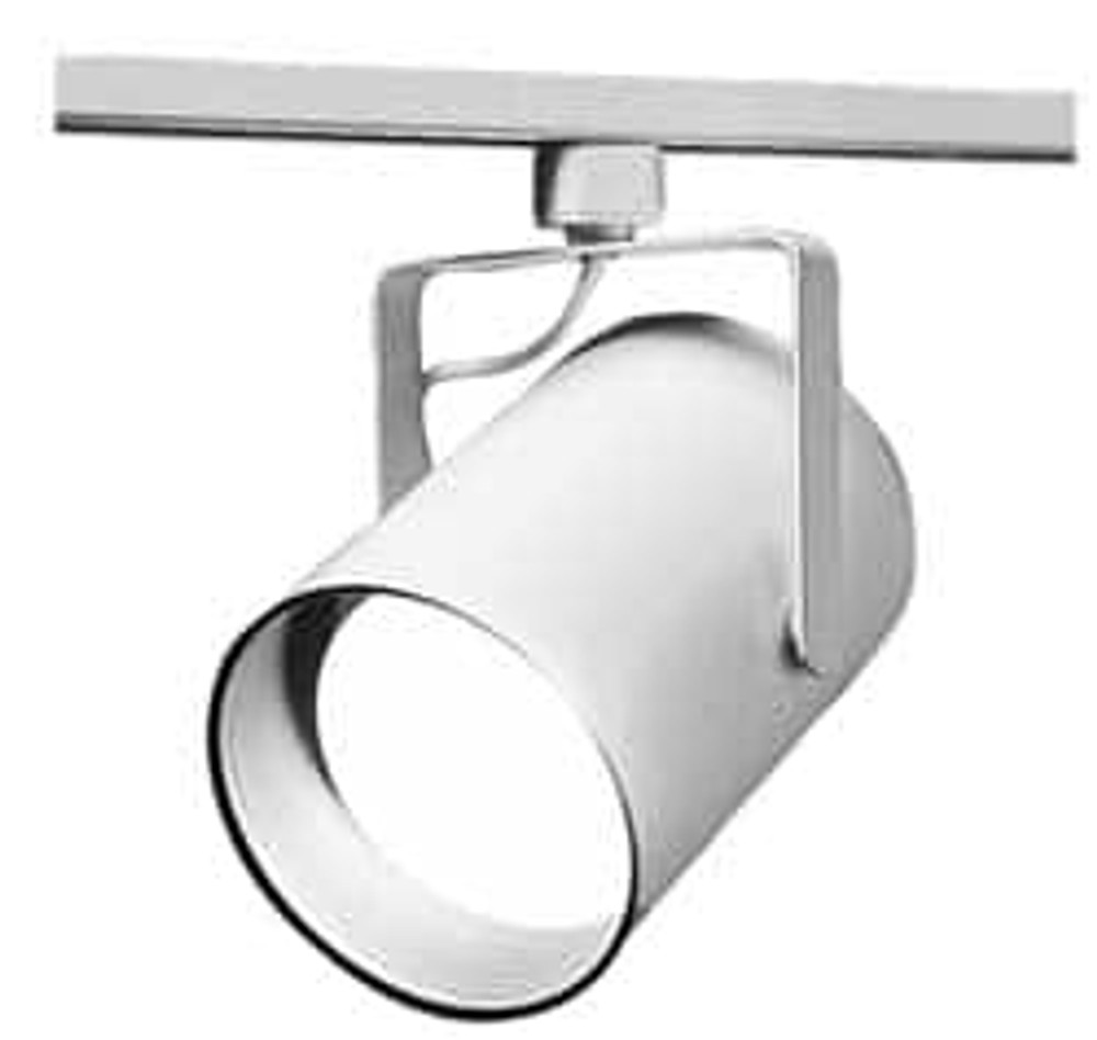 Hubbell Lighting AKTFCP38 WH Track Lighting; Track Lighting Type: Line Voltage Track Fixture ; Lamp Type: BR40; PAR40; R40 ; Fixture Shape: Flatback ; Adjustable Range Vertical (Degrees): 110 ; Adjustable Range Horizontal (Degrees): 358 ; Wattage: 45