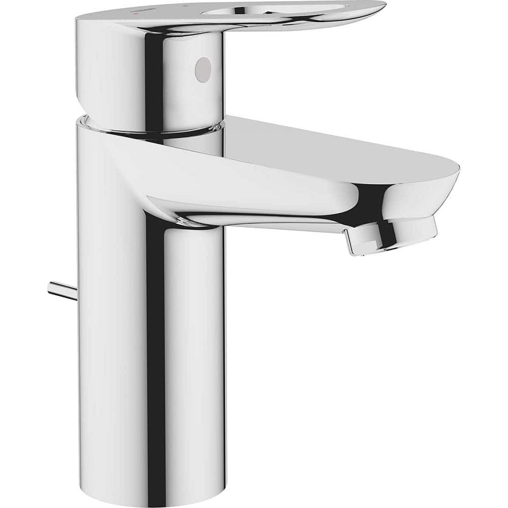 Grohe 23084000 Lavatory Faucets; Spout Type: Low Arc ; Handle Type: Lever ; Mounting Centers: Single Hole (Inch); Finish/Coating: Polished Chrome