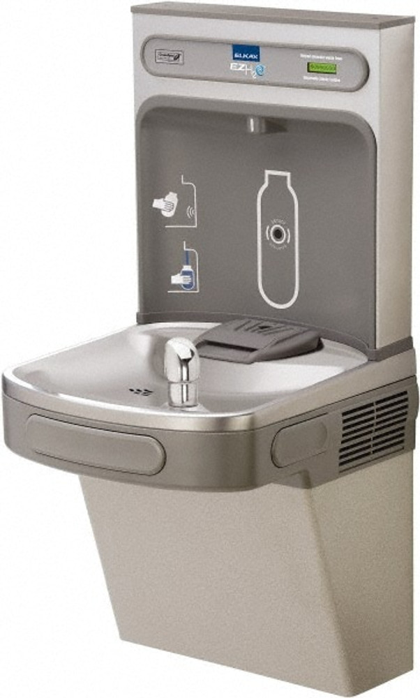 ELKAY. EZS8WSVRLK Floor Standing Water Cooler & Fountain: 8 GPH Cooling Capacity