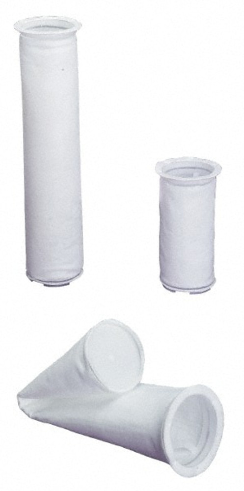 Pentair KEM800K1S Bag Filters; Bag Type: High-Efficiency ; Bag Size (#): 1 ; Micron Rating: 800 ; Maximum Flow Rate: 25GPM ; Diameter (Inch, Fraction): 7-1/16 ; Body Material: Polyester