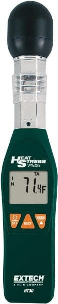 Extech HT30 32 to 122°F, 0 to 100% Humidity Range, Heat Stress WBGT Meter