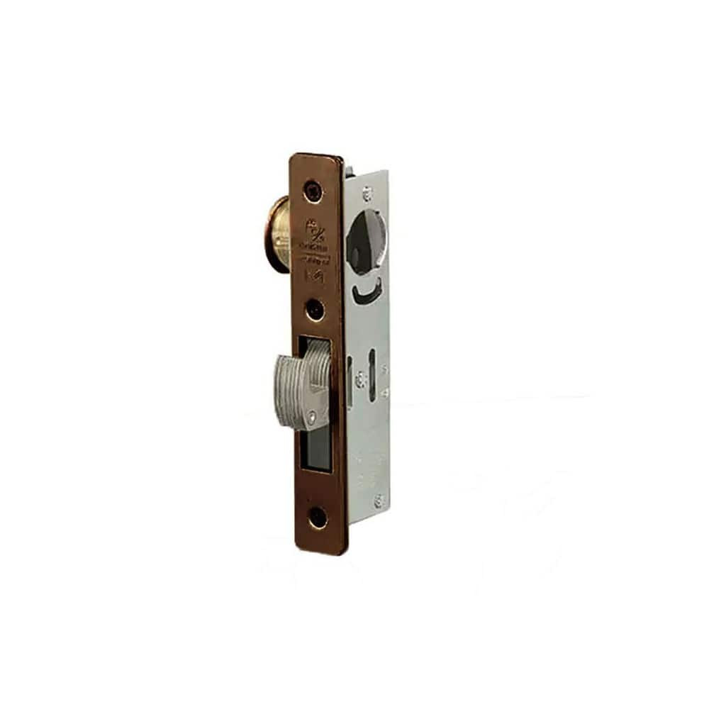 Adams Rite MS1850S-350-313 Deadbolts; Deadbolt Type: Deadlock ; Lock Type: Keyless ; Key Type: Keyless ; Mount Type: Surface ; Material: Aluminum ; Minimum Door Thickness: 1.125in