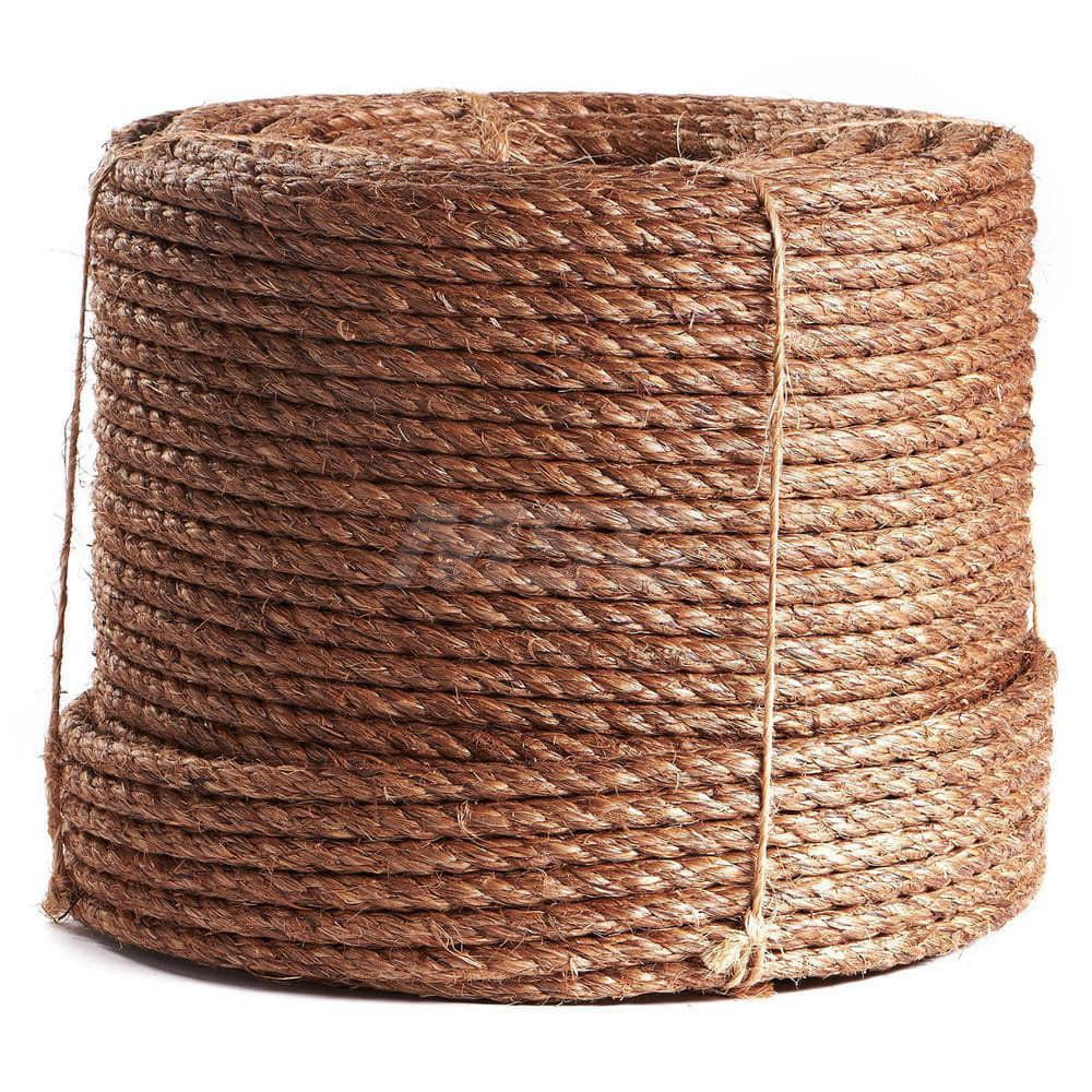 Orion Cordage 330160-NAT-0010 Rope; Rope Construction: 3 Strand Twisted ; Material: Manila ; Work Load Limit: 10lb ; Color: Brown (Natural) ; Breaking Strength: 2380.000 ; Application: General Purpose