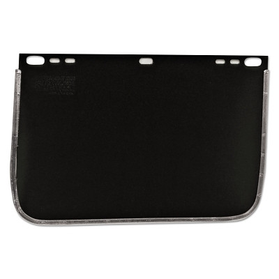 ORS Nasco Anchor Brand Visor, Dark Green, Aluminum Bound, 12 in L x 8 in H, For Jackson Safety® Head Gear/Cap Adaptors