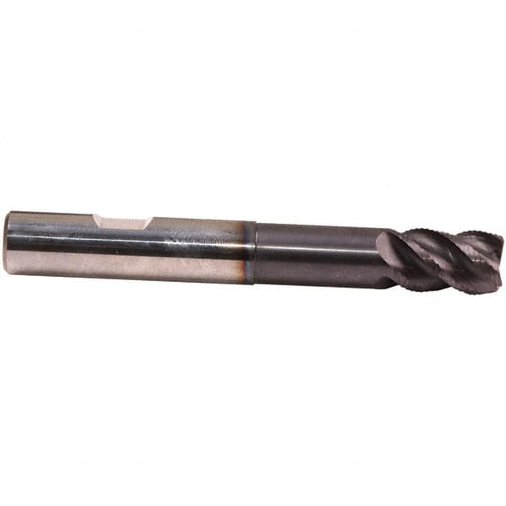 Emuge 2875A.0375 3/8" Diam 4-Flute 45° Solid Carbide Square Roughing & Finishing End Mill