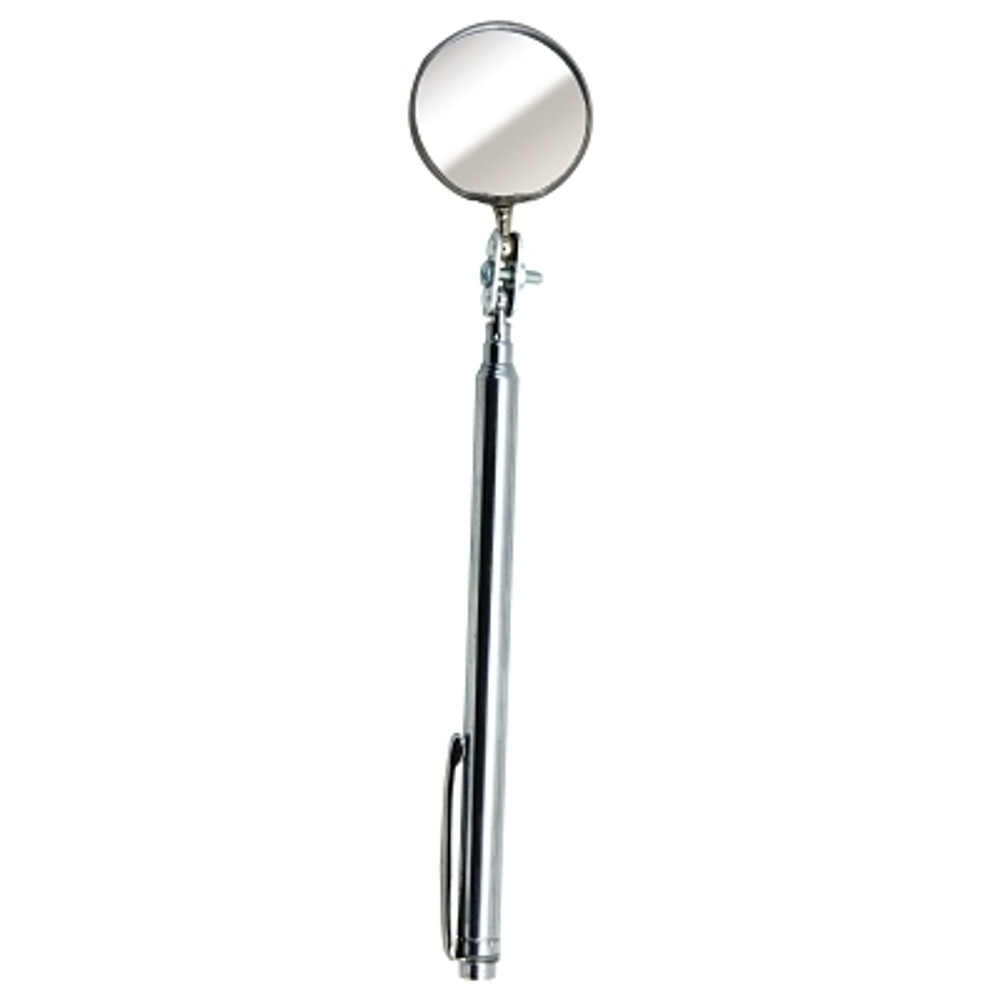 Ullman E2T Pocket Telescoping Inspection Mirrors, 1 1/4 in Dia., 4 1/2 in-18 1/2 in L