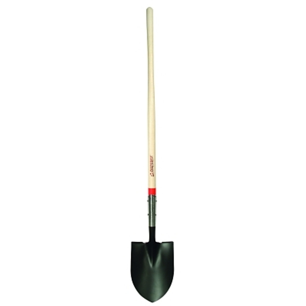 The AMES Companies, Inc. RAZOR-BACK® 45520 Round Point Digging Shovel, 9.5 in W x 12 in L Blade, 48 in L North American Hardwood Straight Handle, Open-Back