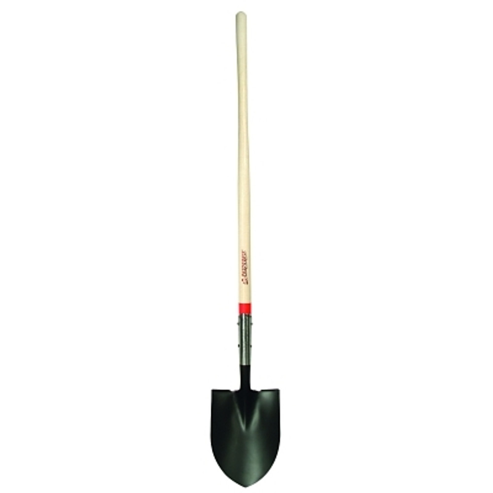 The AMES Companies, Inc. RAZOR-BACK® Round Point Digging Shovel, 9.5 in W x 12 in L Blade, 48 in L North American Hardwood Straight Handle, Open-Back