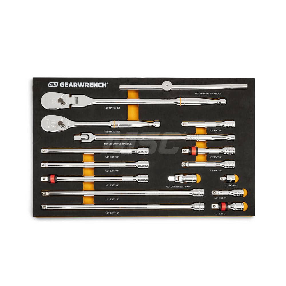 GEARWRENCH 86522 Combination Hand Tool Set: 16 Pc, Mechanic's Tool Set