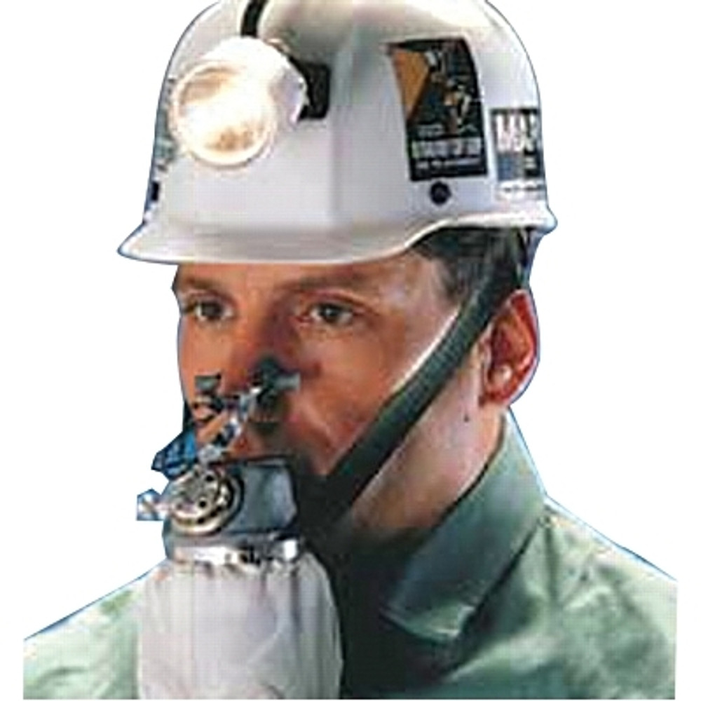 MSA 455299 W65 Self-Rescuer Respirator, Carbon Monoxide, Includes Protective Steel Case