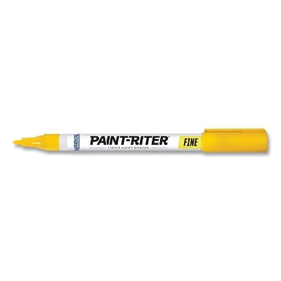 LA-CO Industries Inc Markal® Paint-Riter® Fine Liquid Paint Marker, Yellow, 1/16 in Tip, Fine
