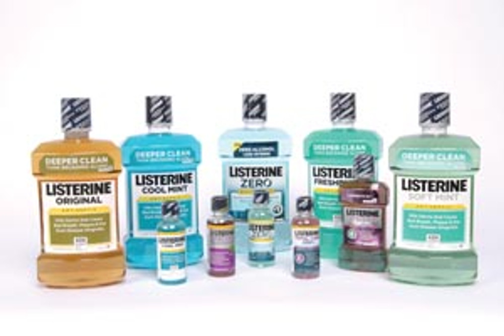 Johnson & Johnson Oral Health Products  42755 Cool Mint Listerine, 1.5 Liter, 6/cs (60 cs/plt) (Continental US+HI Only) 