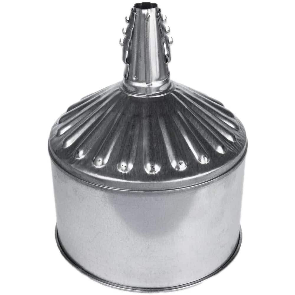 Battery Doctor 94464 Oil Funnels & Can Oiler Accessories; Oil Funnel Type: Funnel ; Material: Steel ; Color: Silver ; Finish: Galvanized ; Minimum Capacity: 0 ; Spout Length: 4in