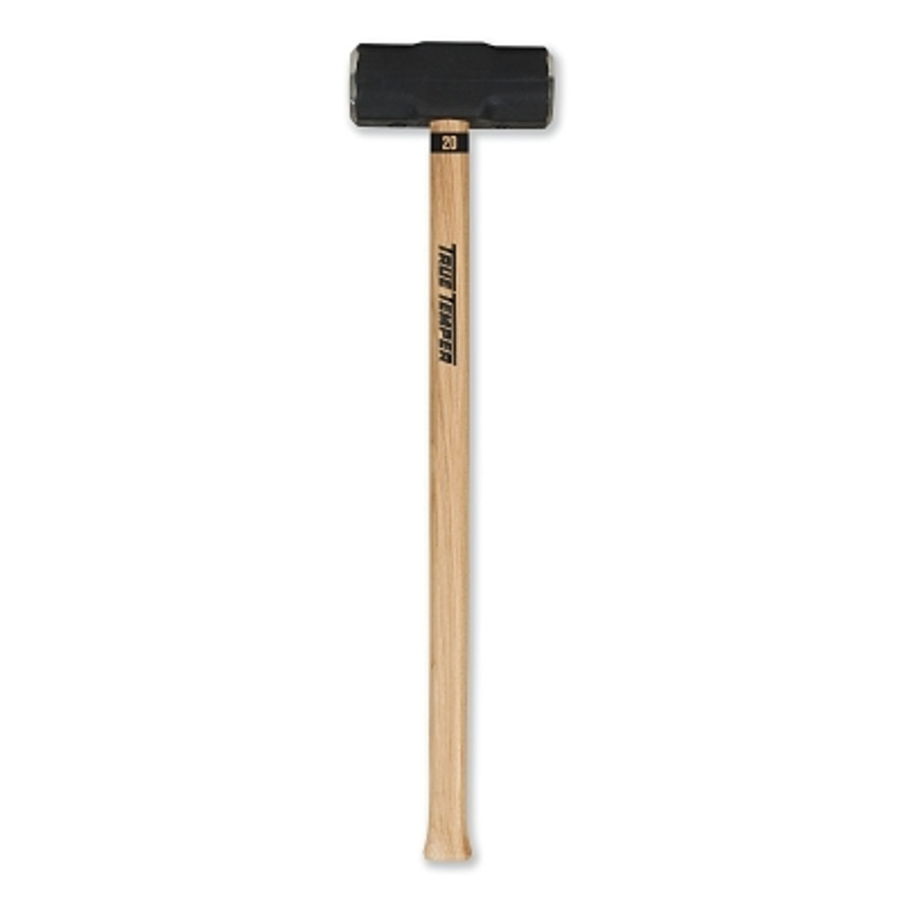 The AMES Companies, Inc. TRUE TEMPER® 20185600 Toughstrike American Hickory Sledge Hammer, 20 lb, 36 in Handle