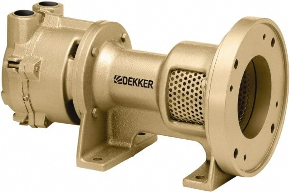 DEKKER Vacuum Technologies DV0450D-KA1 29 Hg Max, 4" ANSI 150# RF Flanged Inlet & Discharge, Single Stage Liquid Ring Vaccum Pump