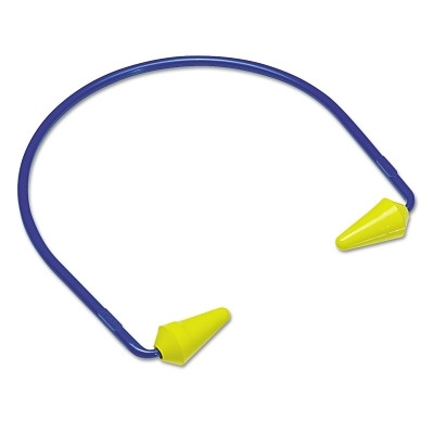 3M™ Caboflex Model 600 Hearing Protectors, ABS, PVC, Silicone, Yellow, Banded