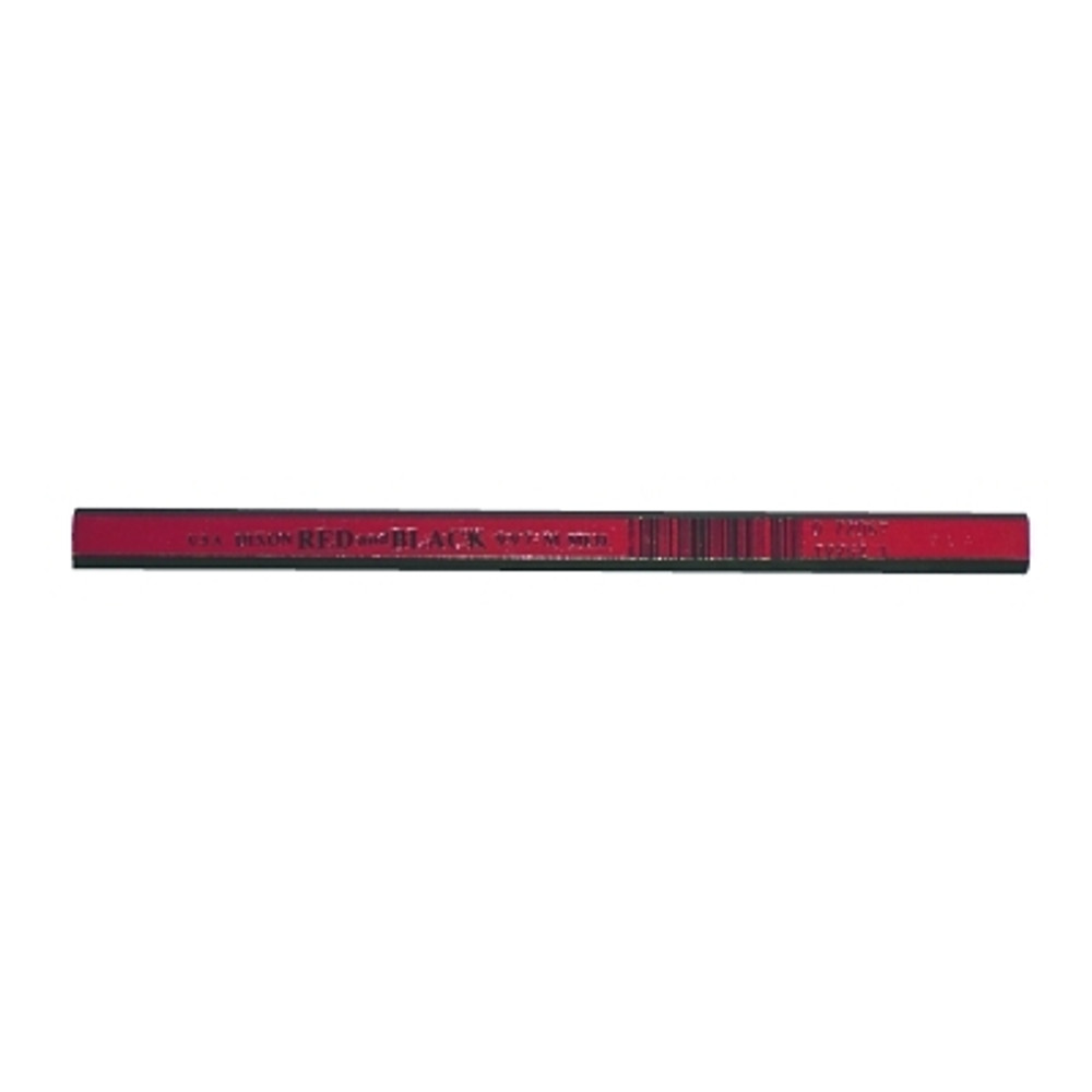 Dixon® Ticonderoga 19972 Carpenter Pencil, Medium, 7 in, Red