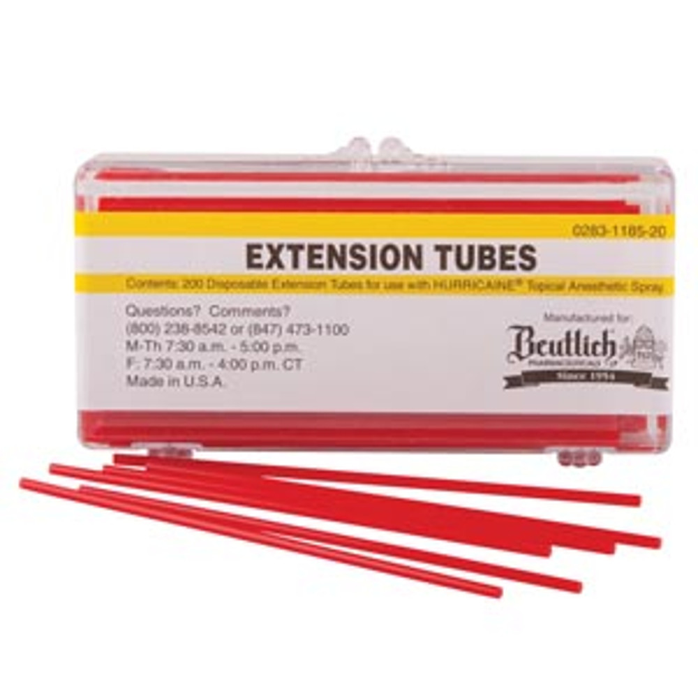 Beutlich LP Pharmaceuticals  0283-1185-20 Accessories: Topical Anesthetic Spray Extension Tubes, 200/pk (US Only)