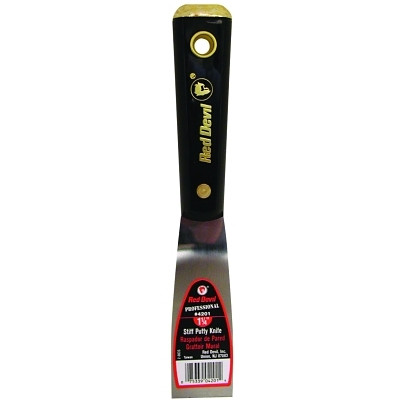 Red Devil 4200 Professional Series Putty Knife, 1-1/4 in W, Stiff Blade