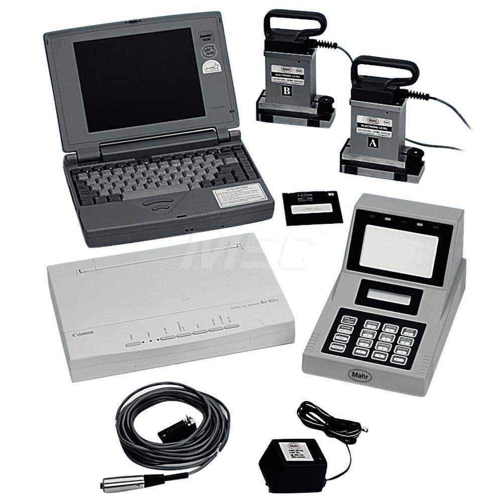 Mahr 2120552 Level Kits; Level Kit Type: Electronic Level Kit ; Contents: Software; (2) Mounts; (2) Level heads; 20 ft Cable