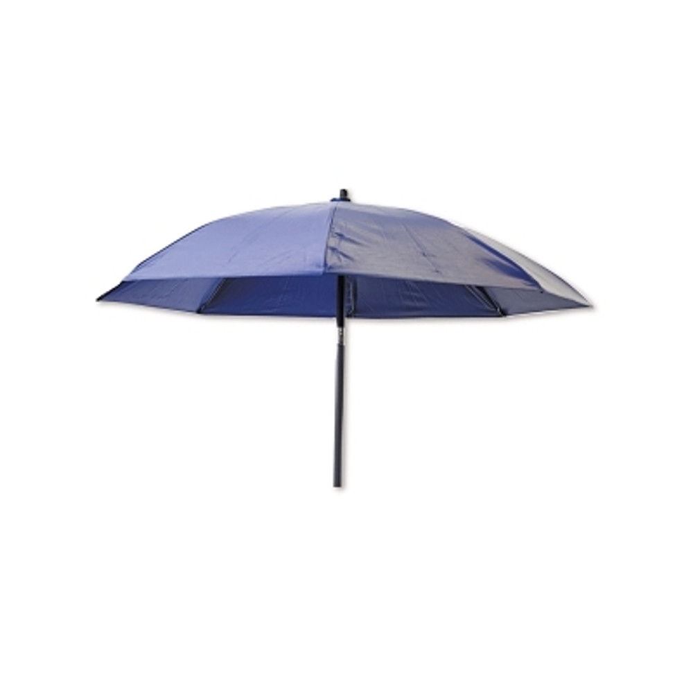 LAPCO Heavy-Duty Construction Umbrella, 7 ft, Blue, Vinyl, Includes Extension Pole, Case Sold Separately