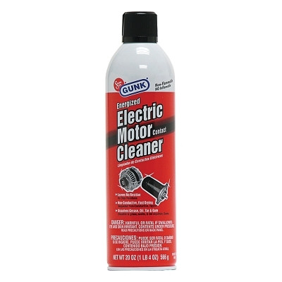 B'LASTER® GUNK® Electric Motor Contact Cleaner, 20 oz, Aerosol Can, Ether Scent
