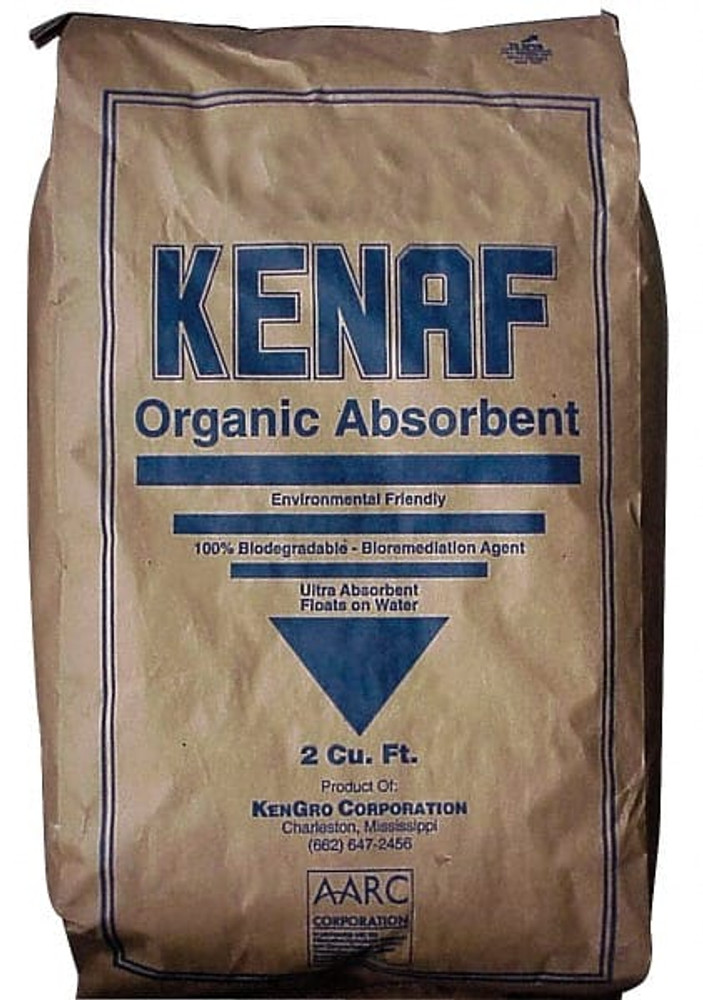 MSC KENAF2 Sorbent: 25 lb Bag, Granular Powder, Application Oil Only