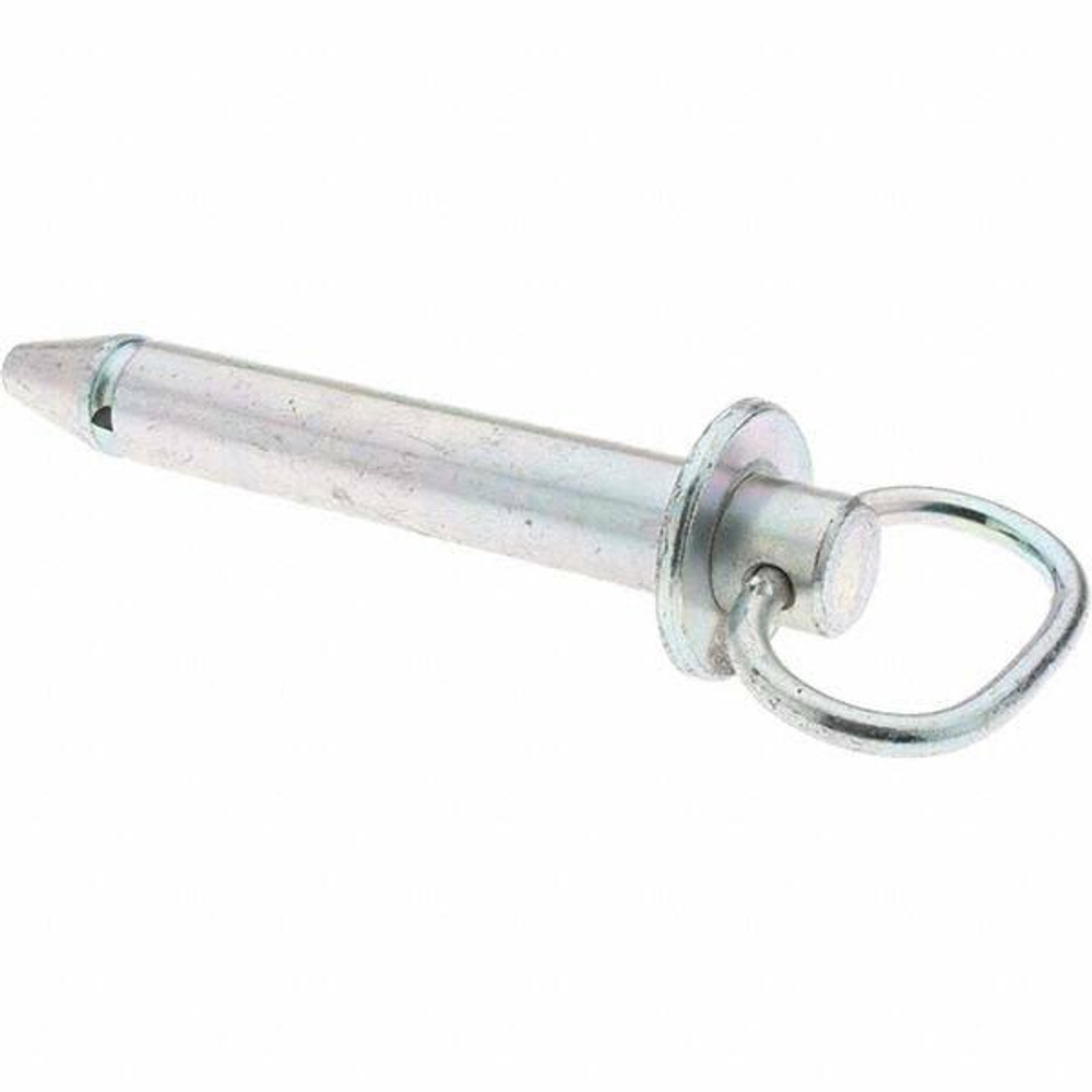 Value Collection C674253 7/8" Pin Diam, 6-5/8" Long, Zinc Plated Steel Pin Lock Hitch Pin