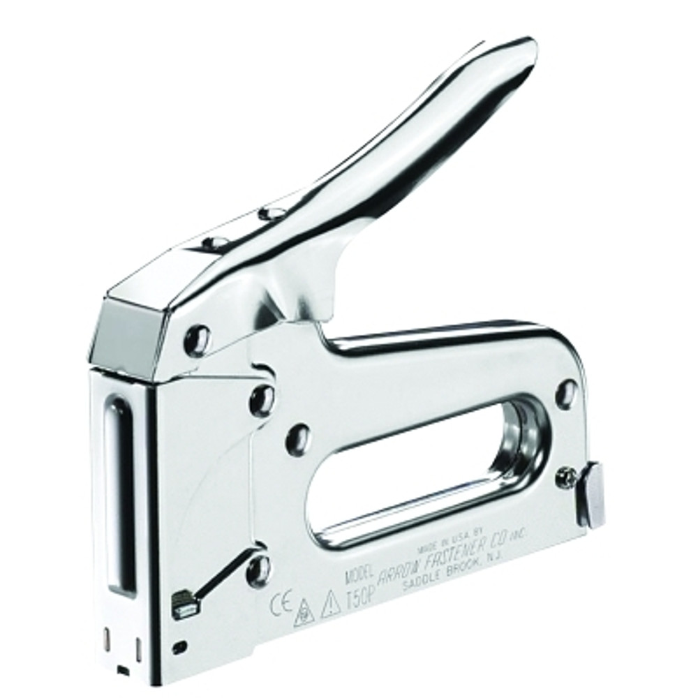 Arrow Fastener T50 Heavy-Duty Staple Gun, Chrome