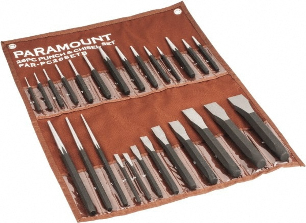 Paramount PAR-PC26SETB 26 Piece Punch & Chisel Set