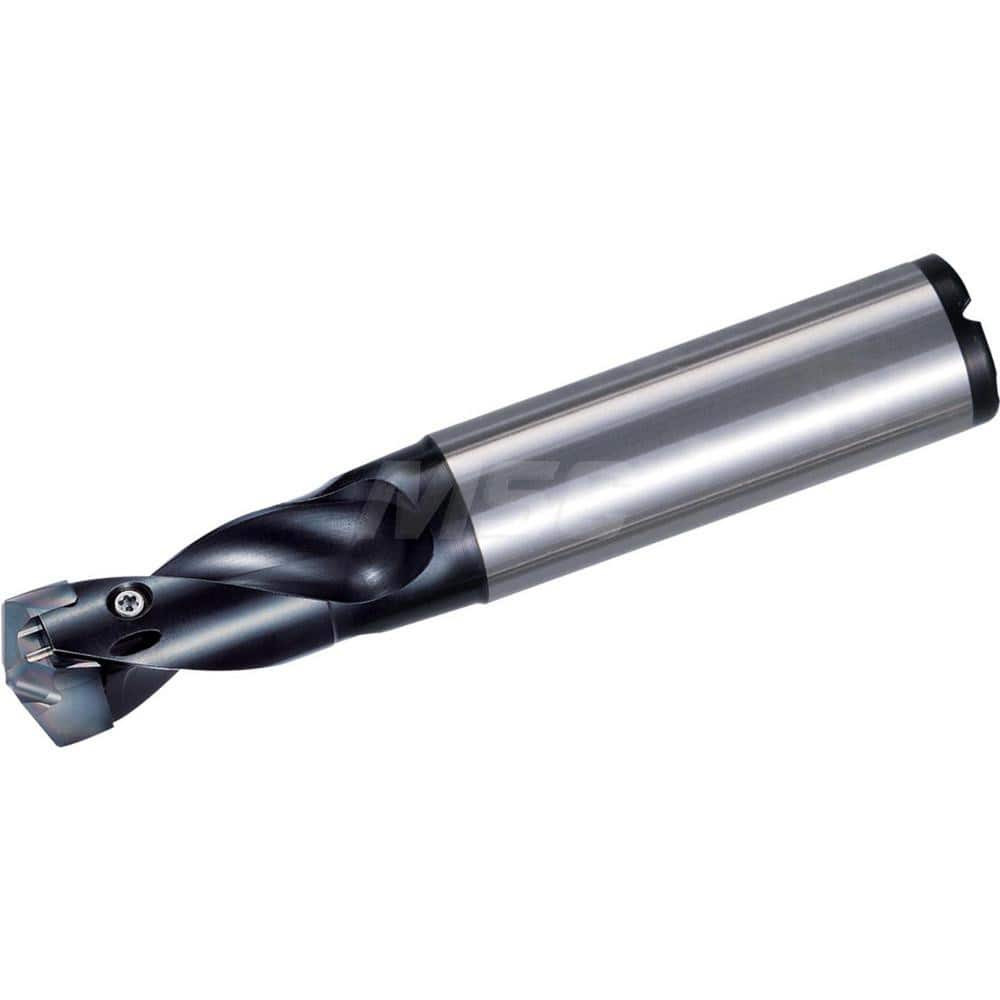 Kyocera THD11564 Replaceable-Tip Drill: 0.374 to 0.393" Dia, 0.591" Max Depth, 1/2" Straight-Cylindrical Shank