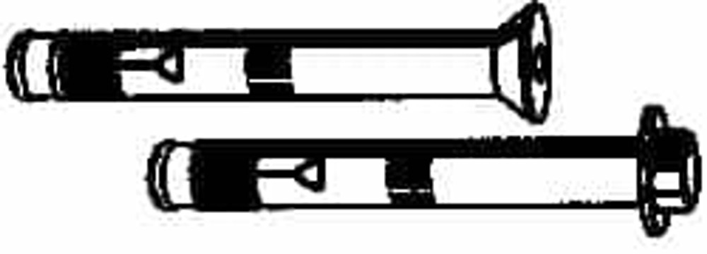 DeWALT Anchors & Fasteners 05916-PWR Hammer Drive Concrete Anchor: 3/8" Dia, 4" OAL, 2" Min Embedment