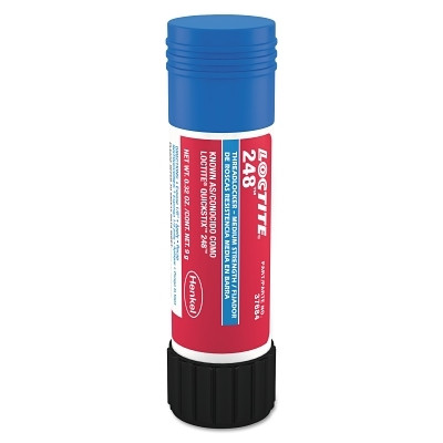 Henkel Corporation Loctite® 248™ Medium-Strength Threadlocker Solid Stick, 9 g, 1/4 in to 3/4 in dia, Blue