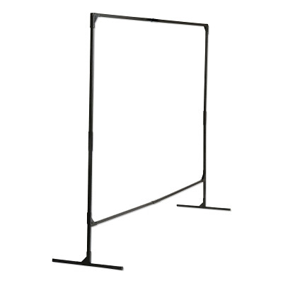 Jackson Safety Wilson Industries Stur-D-Screen Frame, 6 ft X 8 ft, Steel, Black