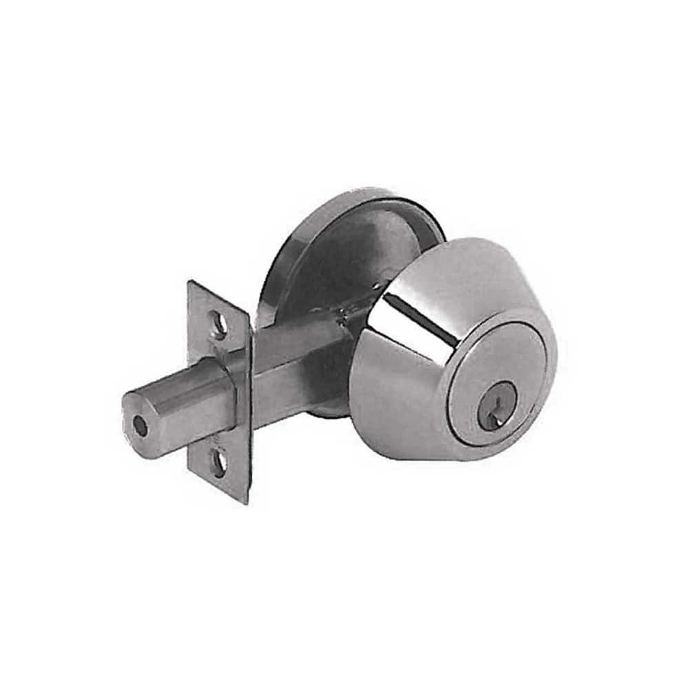 Tell Manufacturing DB2060-SC-10B Deadbolts; Deadbolt Type: Single Cylinder ; Key Type: Keyed Alike ; Mount Type: Through Hole ; Material: Steel ; Minimum Door Thickness: 1.375in ; Maximum Door Thickness: 1.75in