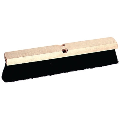 Weiler® Tampico Medium Sweep Brush, 18 in Hardwood Block, 3 in Trim L