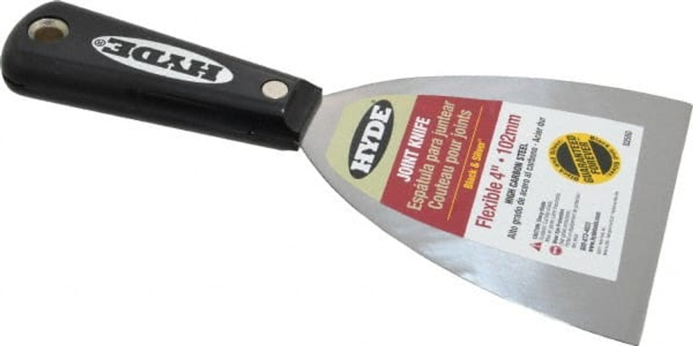 Hyde Tools 02550 Taping Knife: Carbon Steel, 4" Wide