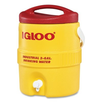 Igloo 400 Series Cooler, 2 gal, Red/Yellow