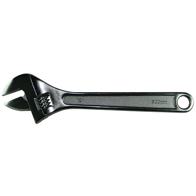 ORS Nasco Anchor Brand Adjustable Wrench, 12 in L, 1-1/2 in Opening, Chrome Plated