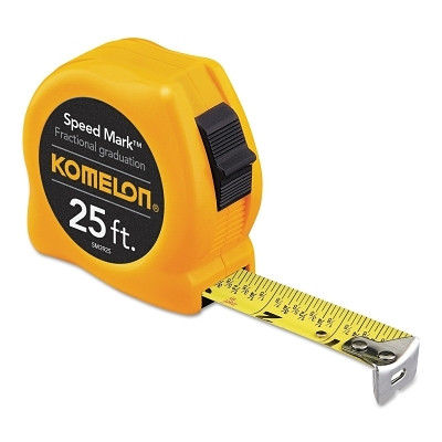 Komelon USA Speed Mark Tapes, 25 ft x 1 in, SAE