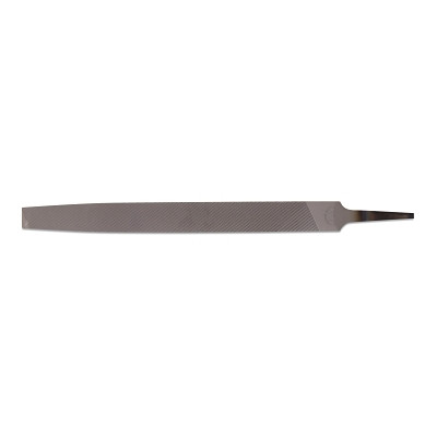 Apex Tool Group Crescent/Nicholson® Flat Double-Cut Smooth File, 8 in
