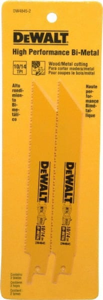 DeWALT DW4845-2 Reciprocating Saw Blade: Bi-Metal