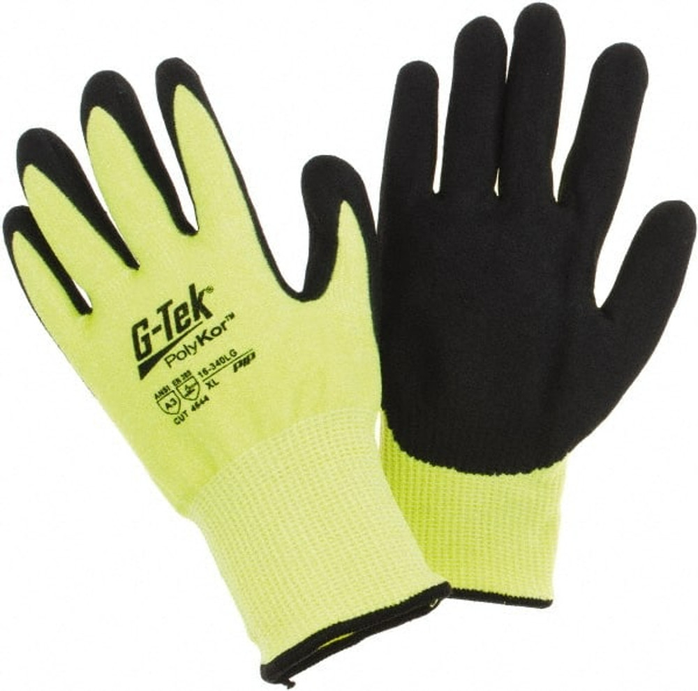 PIP 16-340LG/XL Cut-Resistant Gloves: Size XL, ANSI Cut A3, Synthetic