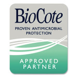 GRATNELLS USA, LLC SASET214429 Callero Plus 3-Column Trolley Set 17, Antimicrobial, Metal, 16 F1 Bins, 4 F2 Bins, 40.6" x 17.3" x 41.5", Silver/Trans Kiwi